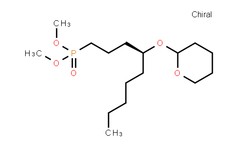 (4S)-[4-[(Tetrahydro-2H-pyran-2-yl)oxy]nonyl]phosphonic acid dimethyl ester