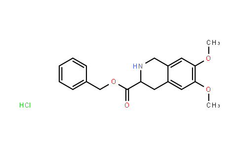 AP00542 | 103733-32-0 | 1,2,3,4-Tetrahydro-6,7-dimethoxy-3-isoquinolinecarboxylic acid phenylmethyl ester hydrochloride