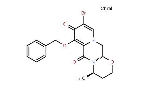 AP10411 | 1206102-10-4 | (4R,12aS)-7-(benzyloxy)-9-bromo-4-methyl-3,4-dihydro-2H-[1,3]oxazino[3,2-d]pyrido[1,2-a]pyrazine-6,8(12H,12aH)-dione