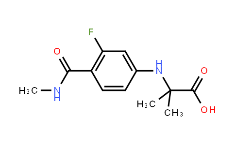 AP10249 | 1289942-66-0 | N-[3-Fluoro-4-[(methylamino)carbonyl]phenyl]-2-methylalanine