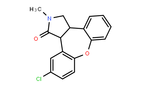 trans-(+/-)-11-Chloro-2,3,3a,12b-tetrahydro-2-methyl-1H-dibenz[2,3:6,7]oxepino[4,5-c]pyrrol-1-one