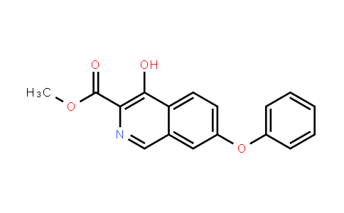 4-Hydroxy-7-phenoxy-3-isoquinolinecarboxylic acid methyl ester