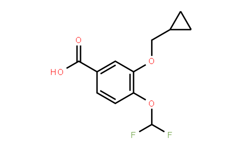 3-Cyclopropylmethoxy-4-difluoromethoxy-benzoic acid