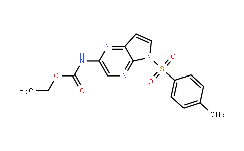 N-[5-[(4-Methylphenyl)sulfonyl]-5H-pyrrolo[2,3-b]pyrazin-2-yl]carbamic acid ethyl ester