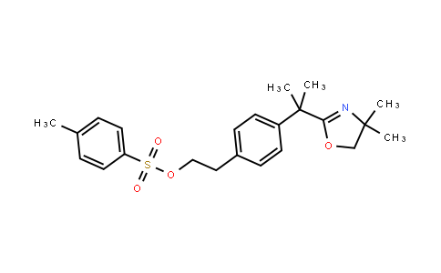 2-[4-[1-(4,4-dimethyl-5H-oxazol-2-yl)-1-methyl- ethyl] phenyl]ethyl 4-methylbenzenesulfonate