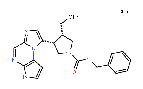 AP10342 | 2095311-51-4 | Benzyl (3S,4R)-3-ethyl-4-(3H-imidazo[1,2-a]pyrrolo[2,3-e]pyrazin-8-yl)pyrrolidine-1-carboxylate