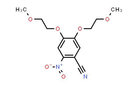 AP10426 | 236750-65-5 | 4,5-Bis(2-methoxyethoxy)-2-nitrobenzonitrile