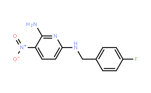 2-Amino-3-nitro-6-(4-fluorobenzylamino)pyridine