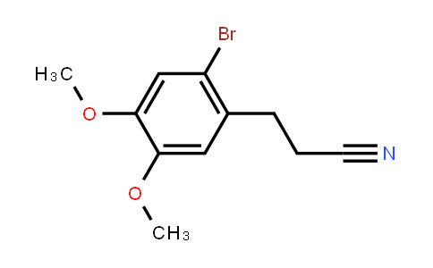 3-(2-Bromo-4,5-dimethoxyphenyl)propanenitrile