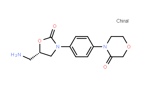 3-Morpholinone, 4-[4-[(5s)-5-(aminomethyl)-2-oxo-3-oxazolidinyl]phenyl]-