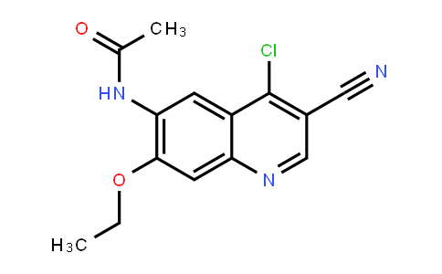 N-(4-Chloro-3-Cyano-7-Ethoxy-6-Quinolinyl) Acetamide