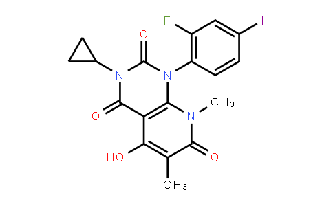 AP10419 | 871700-24-2 | 3-Cyclopropyl-1-(2-fluoro-4-iodophenyl)-5-hydroxy-6,8-dimethylpyrido[2,3-d]pyrimidine-2,4,7(1H,3H,8H)-trione