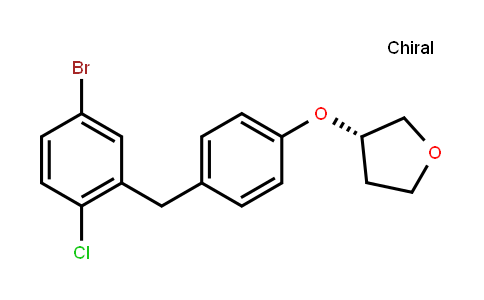 (3S)-3-[4-[(5-Bromo-2-chlorophenyl)methyl]phenoxy]tetrahydro-furan