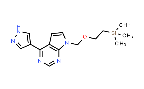 4-(1H-Pyrazol-4-yl)-7-((2-(trimethylsilyl)ethoxy)methyl)-7H-pyrrolo[2,3-d]pyrimidine