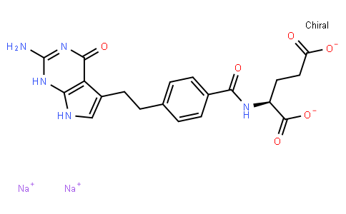 N-[4-[2-(2-Amino-4,7-dihydro-4-oxo-1H-pyrrolo[2,3-d]pyrimidin-5-yl)ethyl]benzoyl]-L-glutamic acid disodium salt