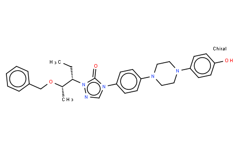 AP00039 | 184177-83-1 | 2-[(1S,2S)-1-ethyl-2-bezyloxypropyl]-2,4-dihydro-4-[4-[4-(4-hydroxyphenyl)-1-piperazinyl]phenyl]- 3H-1,2,4-Triazol-3-one,