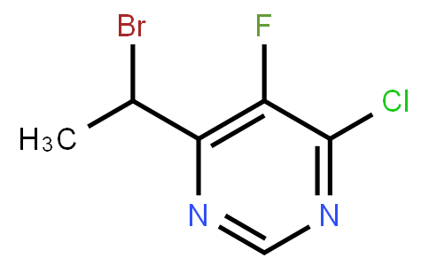 6-(1-Bromoethyl)-4-chloro-5-fluoropyrimidine