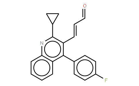 (E)-3-[2-Cyclopropyl-4-(4-fluorophenyl)-3-quinolinyl-2-propenal