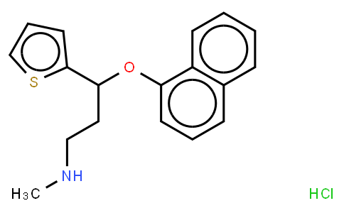 (RS)-N-Methyl-gama-(1-naphthalenyloxy)-2-thiophenepropanamine hydrochloride