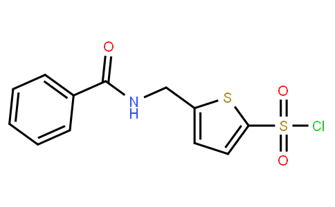 2-(Benzoylaminomethyl)thiophene-5-sulfonylchloride