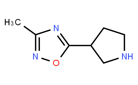 3-Methyl-5-(pyrrolidin-3-yl)-1,2,4-oxadiazole