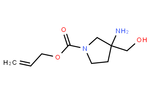 Allyl 3-amino-3-(hydroxymethyl)pyrrolidine-1-carboxylate