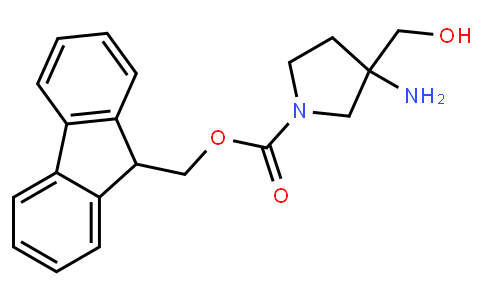 (9H-Fluoren-9-yl)methyl 3-amino-3-(hydroxymethyl)pyrrolidine-1-carboxylate