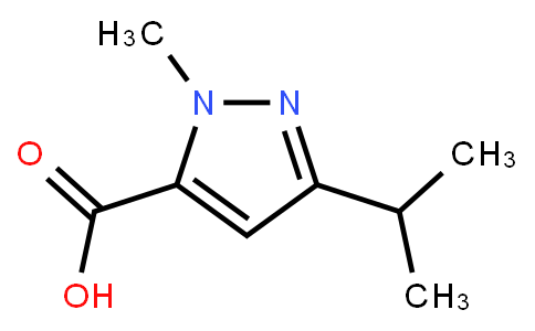 1-Methyl-3-(propan-2-yl)-1H-pyrazole-5-carboxylic acid