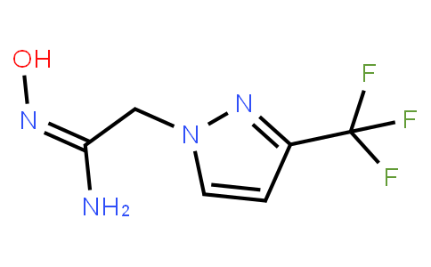 (E)-N'-Hydroxy-2-(3-(trifluoromethyl)-1H-pyrazol-1-yl)acetimidamide