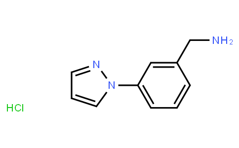 (3-(1H-pyrazol-1-yl)phenyl)methanamine hydrochloride