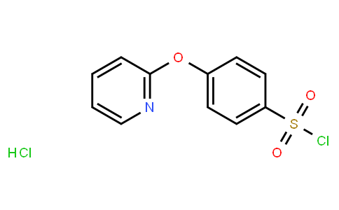 4-(pyridin-2-yloxy)benzene-1-sulfonyl chloride hydrochloride