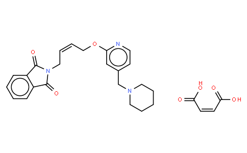 N-{4-[4-(Piperidinomethyl)pyridyl-2-oxy]-cis-2-butene}phthalimide maleic acid