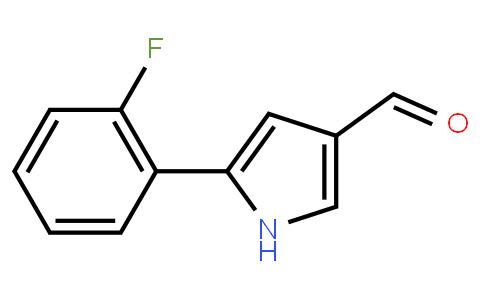 1H-Pyrrole-3-carboxaldehyde, 5-(2-fluorophenyl)-