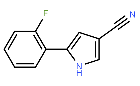 5-(2-fluorophenyl)-1H-pyrrole-3-carbonitrile