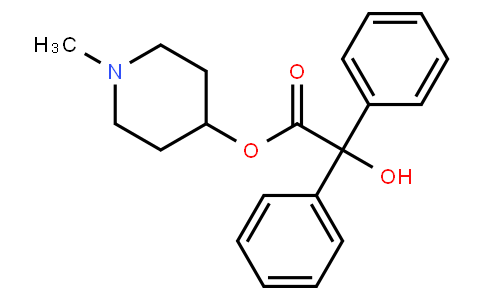 1-methyl-4-piperidyl diphenylglycolate