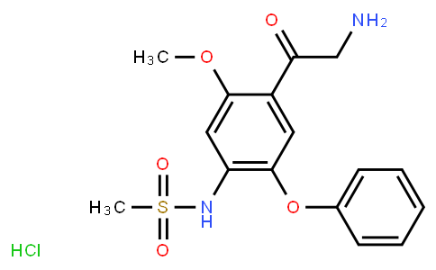 N-(4-(2-aminoacetyl)-5-methoxy-2-phenoxyphenyl)methanesulfonamide hydrochloride