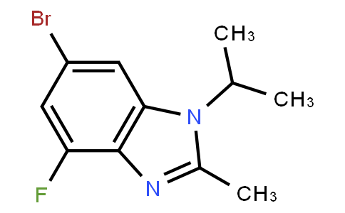 6-Bromo-4-fluoro-1-isopropyl-2-methyl-1H-benzo[d]imidazole