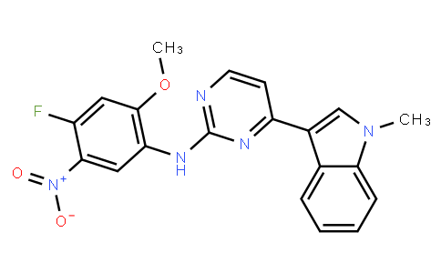 N-(4-Fluoro-2-methoxy-5-nitrophenyl)-4-(1-methyl-1H-indol-3-yl)-2-pyrimidinamine