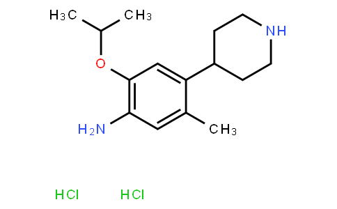 2-Isopropoxy-5-methyl-4-(piperidin-4-yl)aniline dihydrochloride