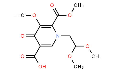 1-(2,2-diMethoxyethyl)-5-Methoxy-6-(Methoxycarbonyl)-4-oxo-1,4-dihydropyridine-3-carboxylic acid