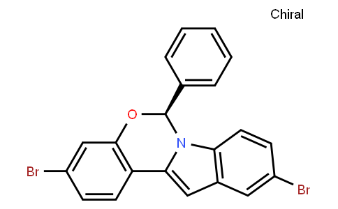 (S)-3,10-dibromo-6-phenyl-6H-benzo[5,6][1,3]oxazino[3,4-a]indole