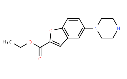 5-(1-Piperazinyl)-2-benzofurancarboxylic Acid Ethyl Ester