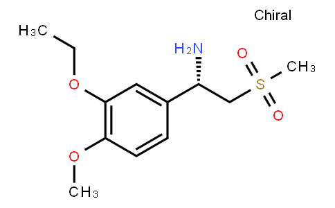 (1S)-1-(3-Ethoxy-4-methoxy-phenyl)-2-methanesulfonyl-ethylamine