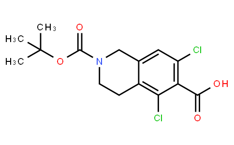 AP00486 | 851784-82-2 | 2-(tert-butoxycarbonyl)-5,7-dichloro-1,2,3,4-tetrahydroisoquinoline-6-carboxylic acid