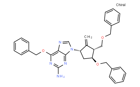 6-(Benzyloxy)-9-((1S,3R,4S)-4-(benzyloxy)-3-((benzyloxy)methyl)-2-methylenecyclopentyl)-9H-purin-2-amine