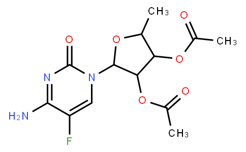 2',3'-Di-O-acetyl-5'-deoxy-5-fuluro-D-cytidine