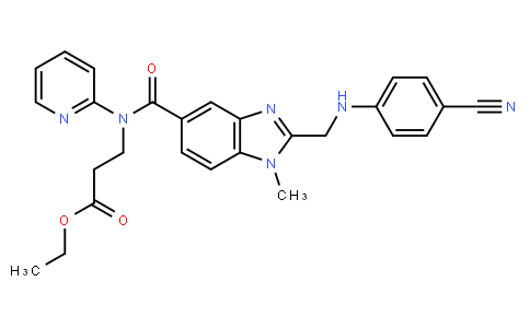 3-[[[2-[[(4-Cyanophenyl)aMino]Methyl]-1-Methyl-1H-benziMidazol-5-yl]carbonyl]pyridin-2-ylaMino]propionic acid ethyl ester