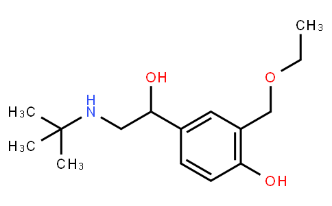 alpha-(((1,1-Dimethylethyl)amino)methyl)-3-(ethoxymethyl)-4-hydroxy-benzenemethanol