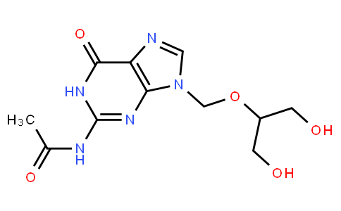N-[6,9-Dihydro-9-[[2-hydroxy-1-(hydroxymethyl)ethoxy]methyl]-6-oxo-1H-purin-2-yl]acetamide