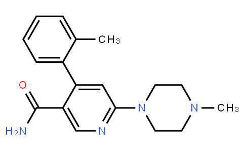 6-(4-METHYLPIPERAZIN-1-YL)-4-O-TOLYLNICOTINAMIDE